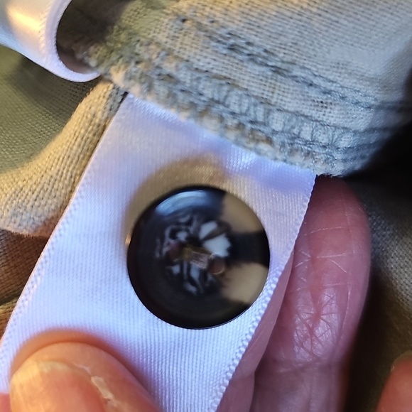 Womens Linen Casual Cargo Pants, Rachel Roy Size Meduim. Khahi - Picture 9 of 9